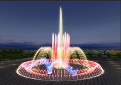 為什么噴泉中喜歡使用水幕激光燈？